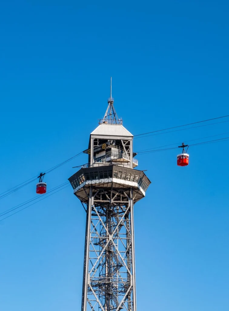 Toren kabelbaan in Barcelona